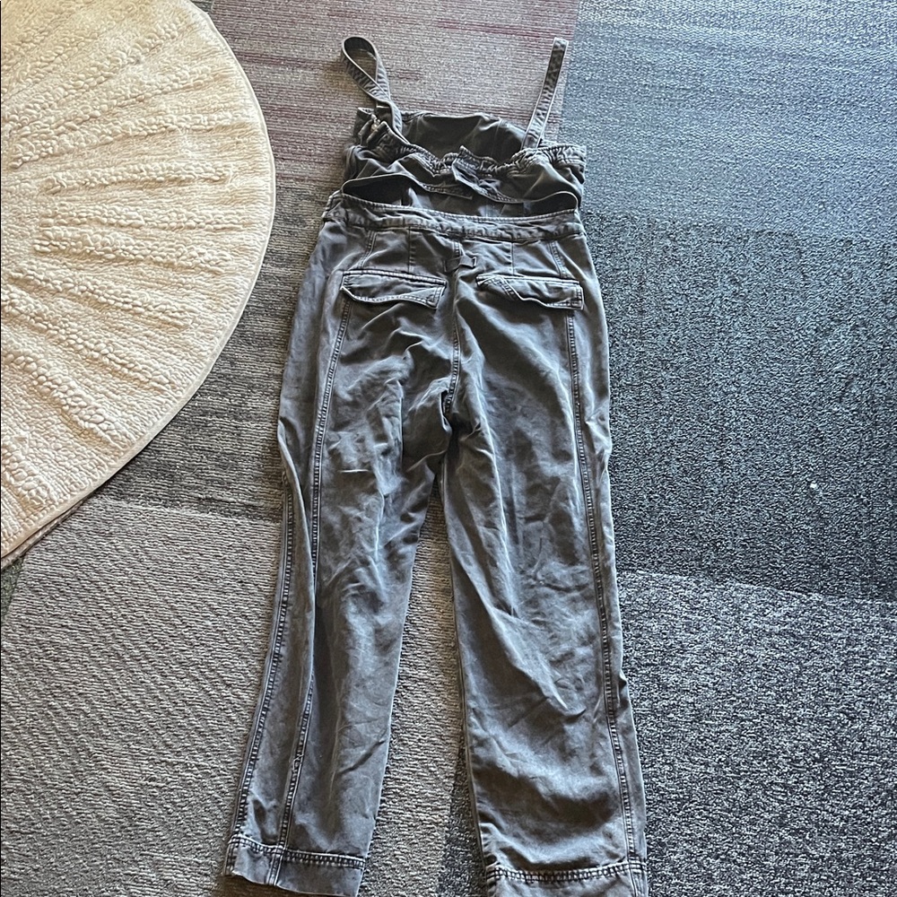 Free People Go West Utility Jumpsuit grey medium - Picture 7 of 8